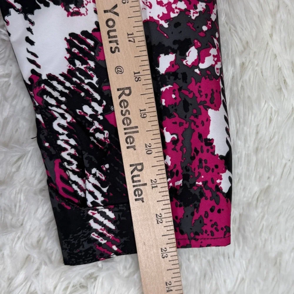 Vintage Body Glove Girls 14 Ski Coat Pink Black Faux Fur Hood Winter‎ Jacket